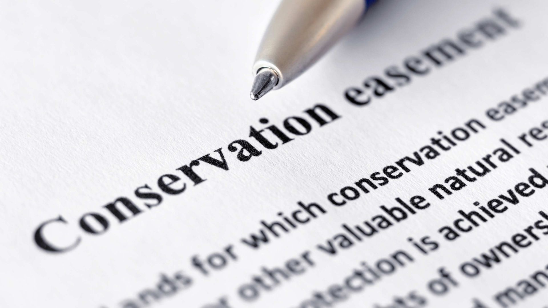 Donating a Conservation or Façade Easement