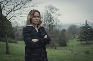 Zoë Tapper as resolute detective Kate Saunders in Netflix drama series The One.