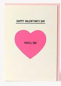 You'll Do Heart Valentine's Card, £3.50 | Marks &amp; Spencer