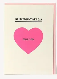 You'll Do Heart Valentine's Card, £3.50 | Marks &amp; Spencer