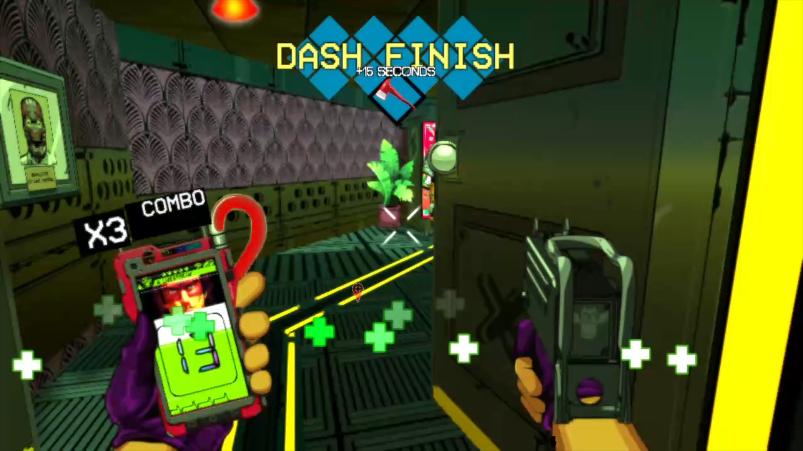 Mullet MadJack review; colourful screens from an anime shooter