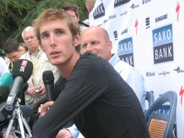 Andy Schleck (Saxo Bank) is looking to attack on the Tourmalet.