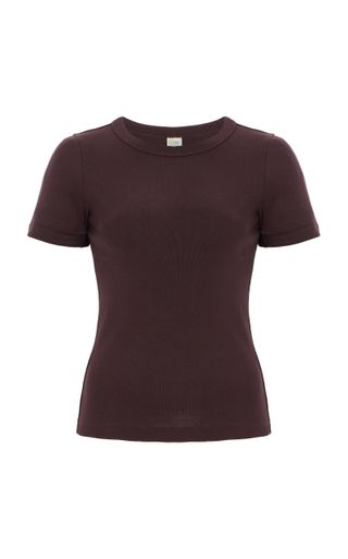 Ribbed Cotton Car T-Shirt