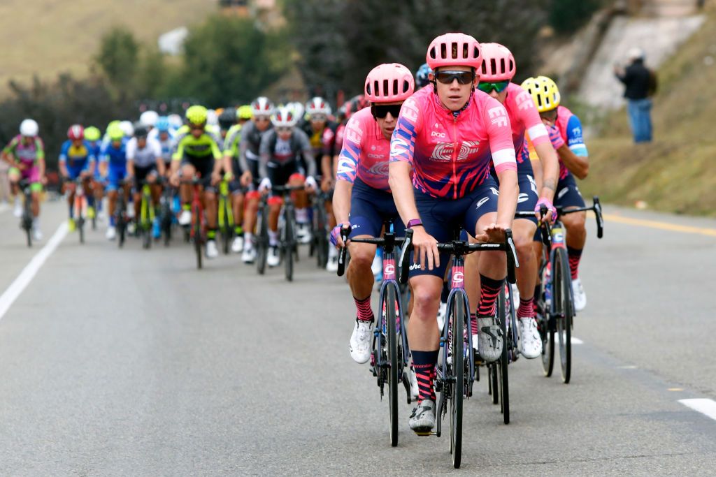 BOYACA COLOMBIA FEBRUARY 14 Lawson Craddock of The United States and Team EF Pro Cycling Peloton during the 3rd Tour of Colombia 2020 Stage 4 a 1686km stage from Paipa to Santa Rosa de Viterbo Boyac 2751m TourColombiaUCI TourColombia2020 on February 14 2020 in Boyac Colombia Photo by Maximiliano BlancoGetty Images