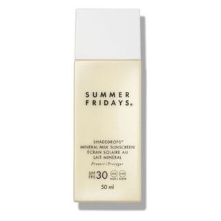 Summer Fridays Shadedrops Broad Spectrum SPF30 Mineral Milk Sunscreen - best facial sunscreens