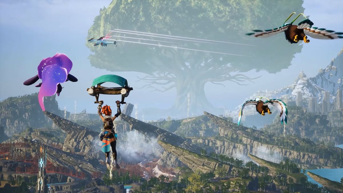 Screengrabs from Palworld 1.0 trailer