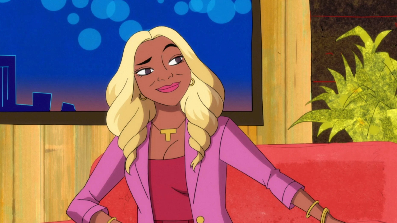 Tisha Campbell as Tawny Young on Harley Quinn