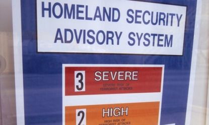 The color-coded threat level system instituted in the wake of 9/11: The government has spent hundreds of billions of dollars on Homeland Security since the attacks.
