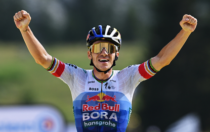 Remco Evenepoel wins a stage at the 2026 Tour de France