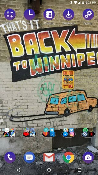 Marc Laglace's home screen