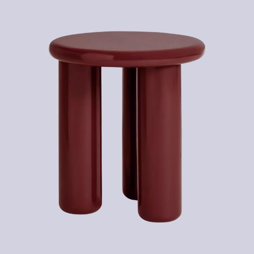 Habitat, Totley Round Side Table - Red
