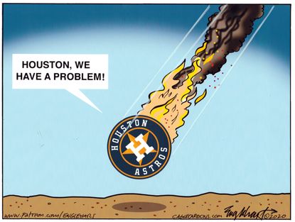 Editorial Cartoon U.S. Houston Astros cheating scandal