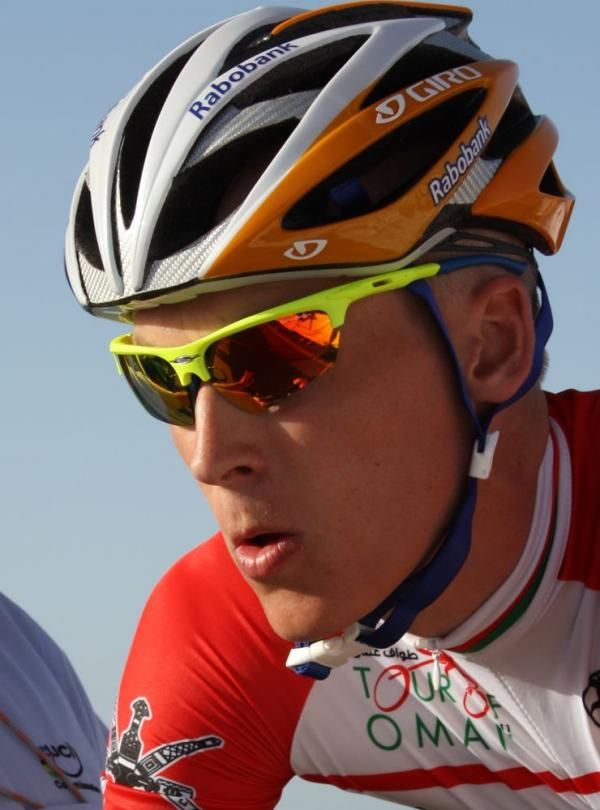 Robert Gesink (Rabobank) is about to start his time trial