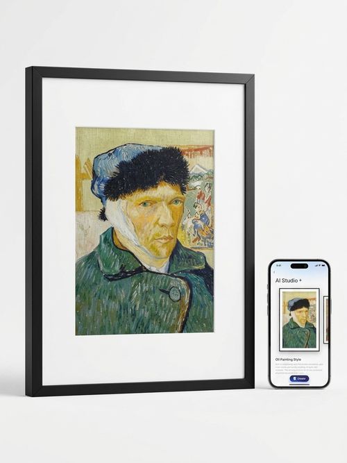AI Art Frame 13.3'', Electronic Ink Picture Frame (Wireless)