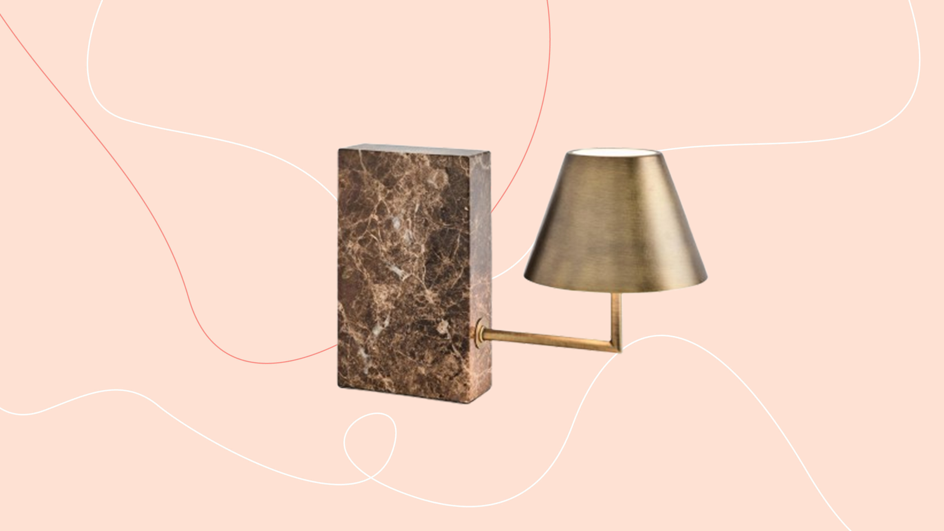 Next lamp on pink background