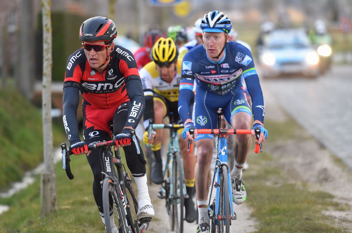 Greg Van Avermaet (BMC) driving the pace