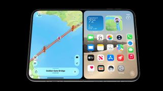 Multitasking on iPhone Duo