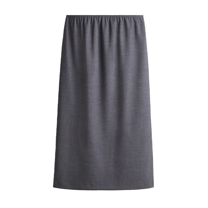 H&M grey midi skirt