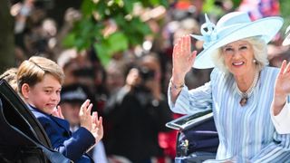 Prince George and Camilla