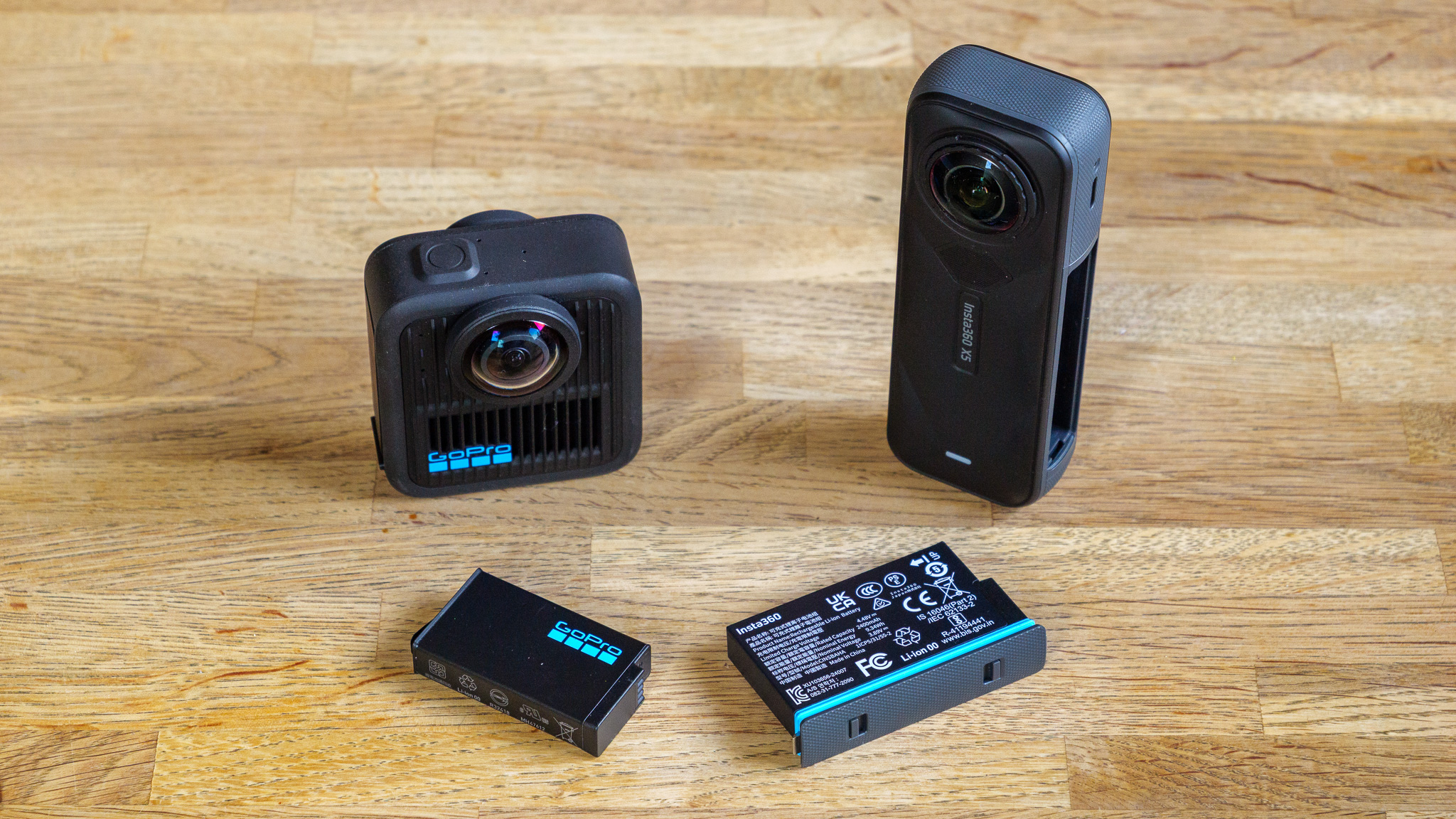 GoPro Max 2 and Insta360 X5 360 cameras