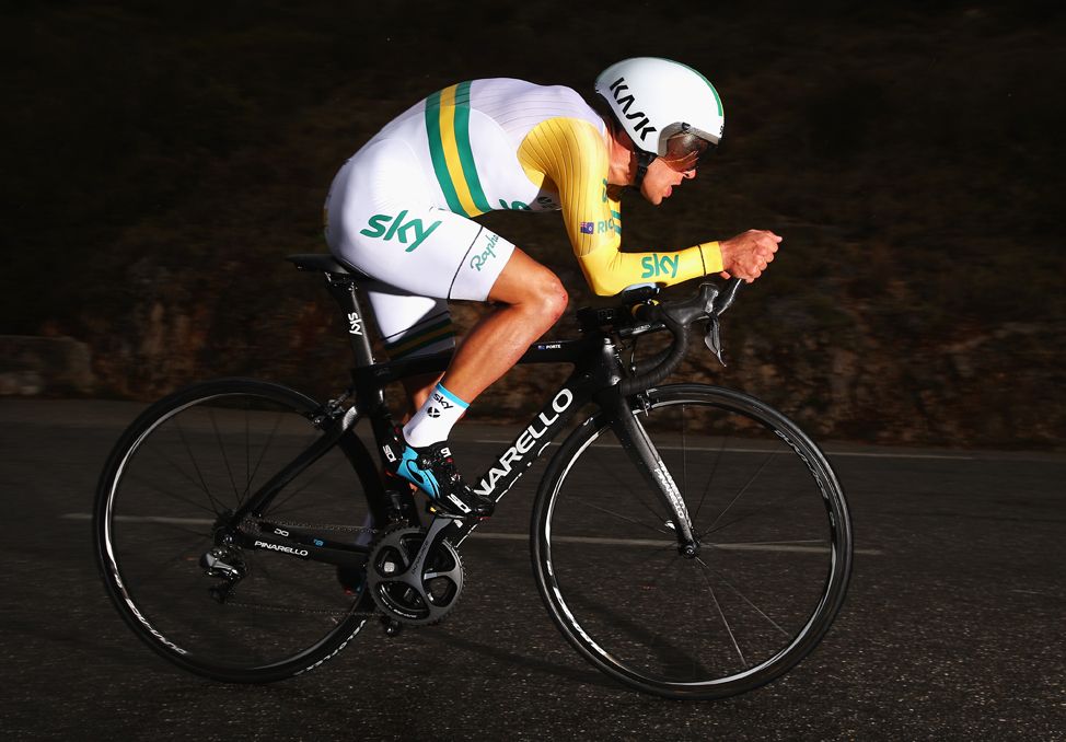 Richie Porte (Team Sky) time trials to victory in Paris-Nice