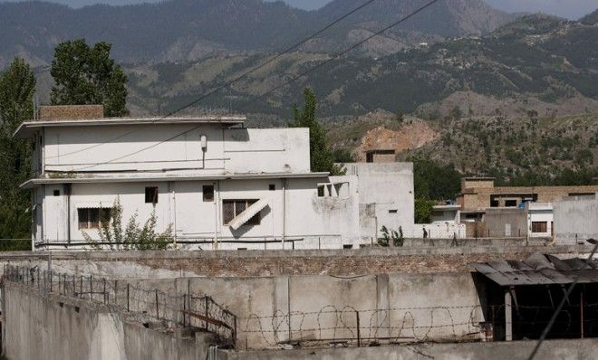 Osama bin Laden&amp;#039;s compound in Abbottabad, Pakistan before it was torn down.