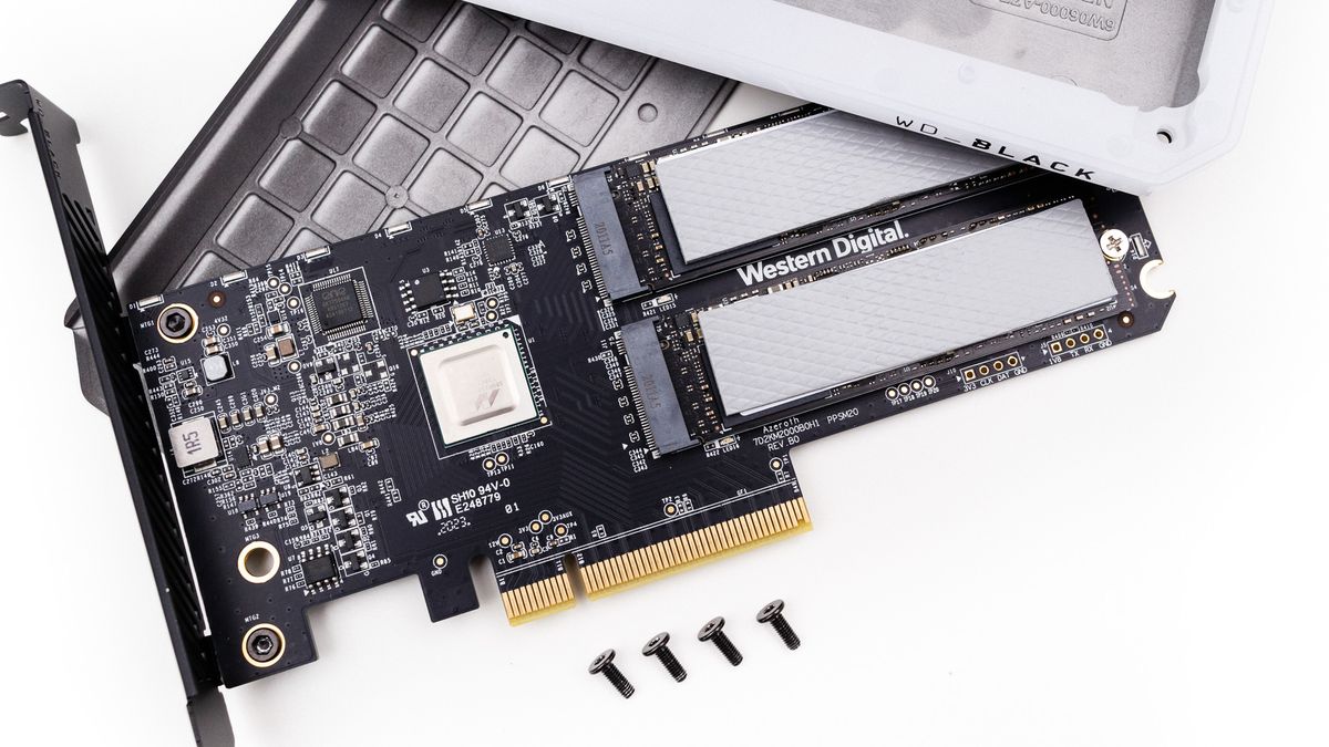 内蔵型SSD WD Black AN1500 PCIe Gen3 NVMe SSD 2TB WD Black AN1500 NVMe SSD RAID AIC Review: Built for RGB Addicts