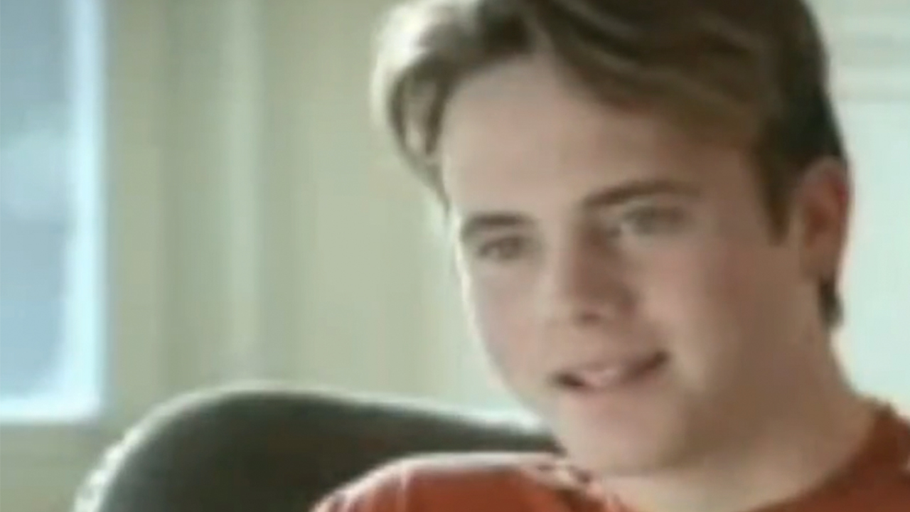 A young man with sandy blonde hair on Young Americans