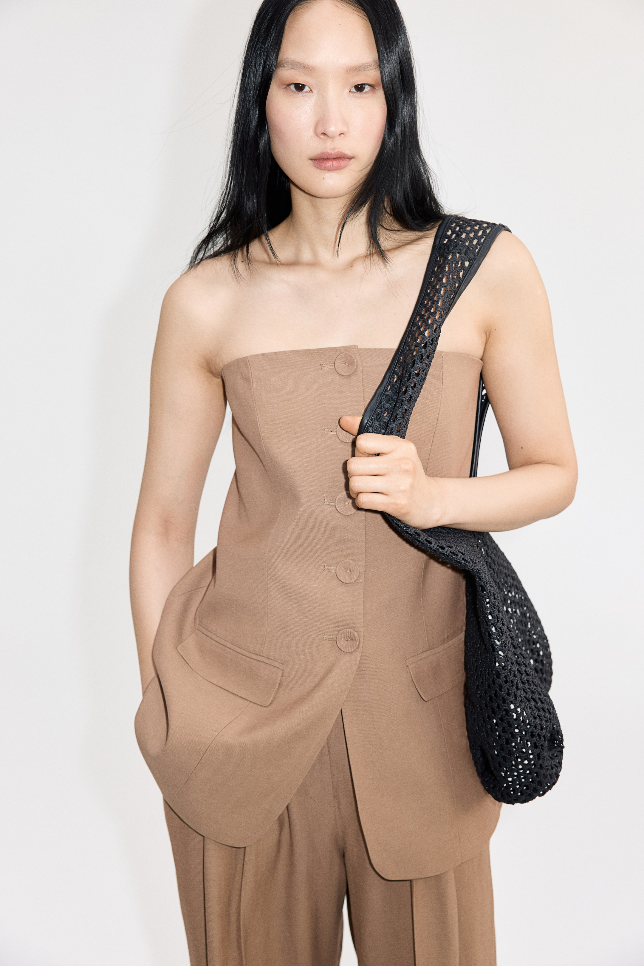 Bandeau Waistcoat - Beige