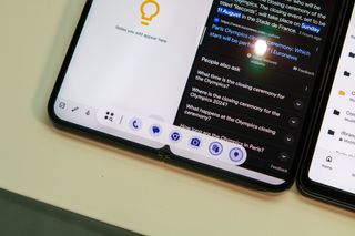 Taskbar on Pixel 9 Pro Fold