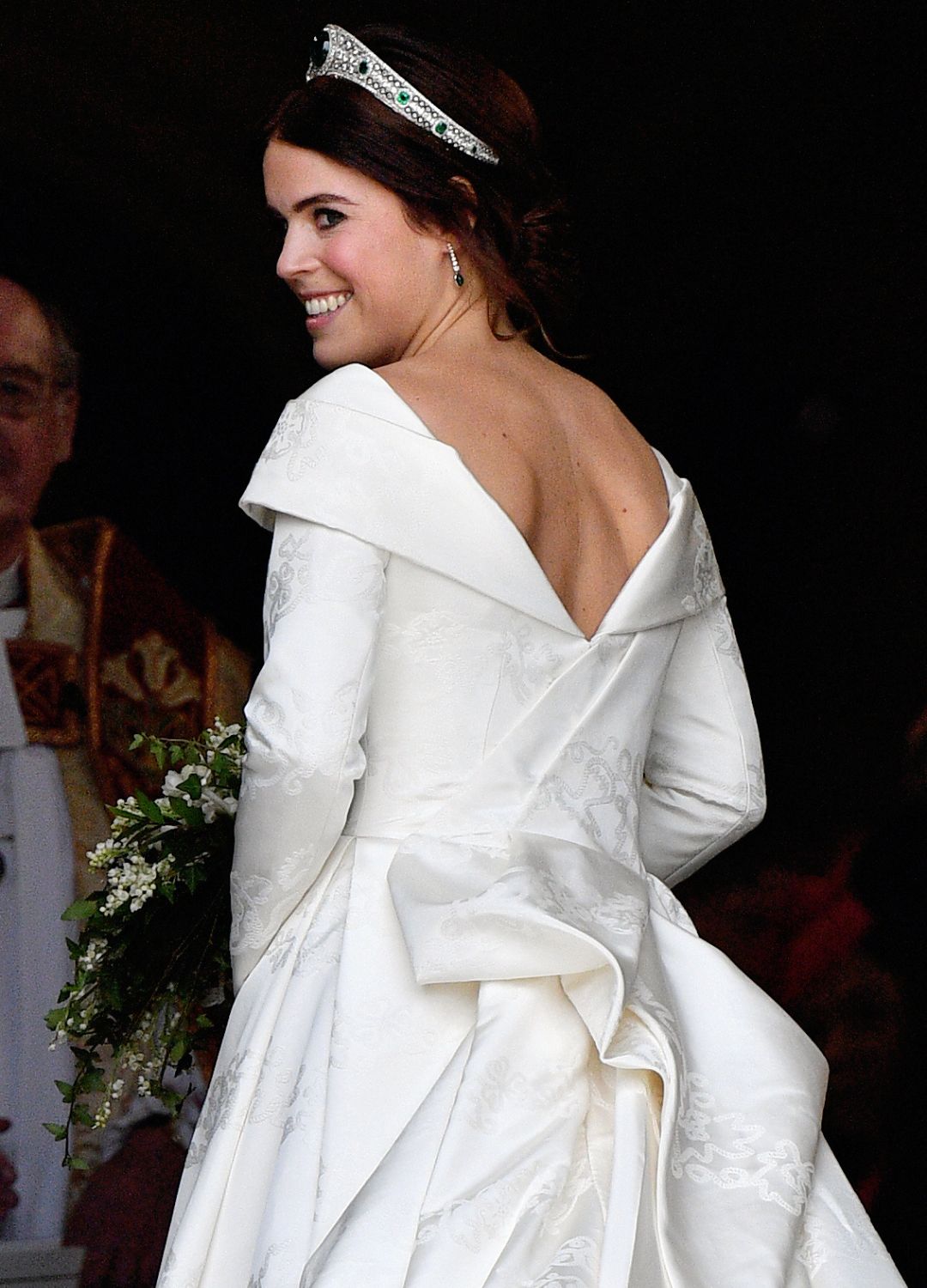Princess Eugenie in her wedding dress