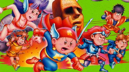 Box art for Konami Wai Wai World on Famicom
