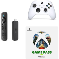 Amazon Fire TV Stick 4K + Xbox Controller + 1 Month Game Pass Ultimate Bundle | $126.97 now $74.99 at Amazon