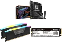 AMD Gigabyte X870E Aorus Elite Wifi 7, 32GB Corsair Vengeance DDR5 RAM, 2TB Team Group NV5000 M.2 AMD Gigabyte X870E Aorus Elite Wifi 7, 32GB Corsair Vengeance DDR5 RAM, 2TB Team Group NV5000 M.2