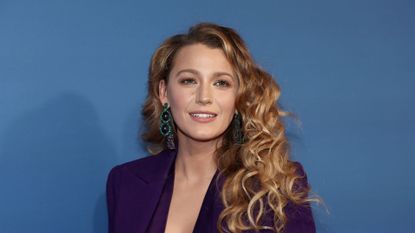 Blake Lively attends the opening night of "The Music Man" at Winter Garden Theatre on February 10, 2022 in New York City.
