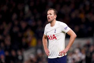 Tottenham Hotspur’s Harry Kane during the Premier League match at the Tottenham Hotspur Stadium, London. Picture date: Wednesday February 9, 2022
