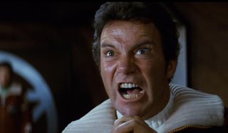 William Shatner in Star Trek II The Wrath of Khan