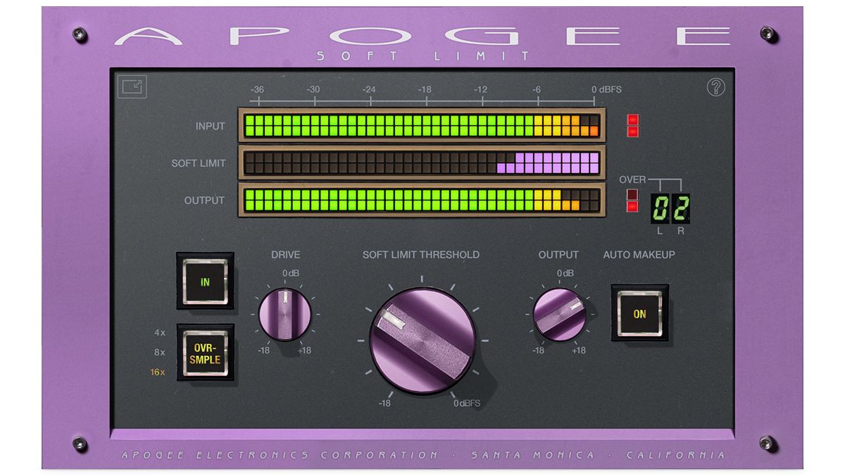 NAMM 2022 Apogee’s Soft Limit is a “simple but effective” free plugin for adding tapestyle