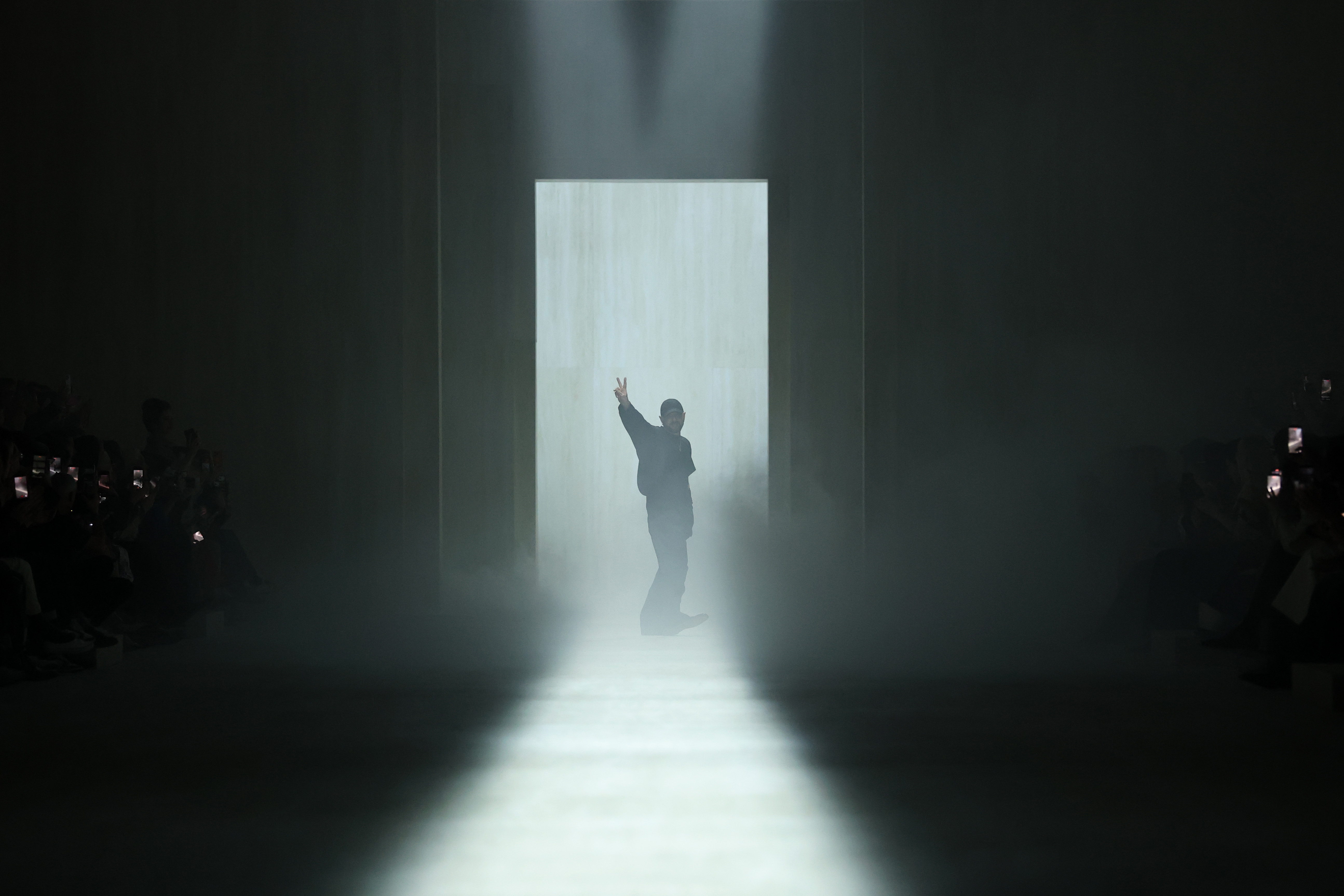 Demna at the Gucci fall 2026 fashion show