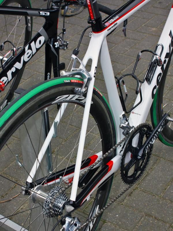 The R3's slender stays should lend a somewhat less abusive ride through the Arenberg.