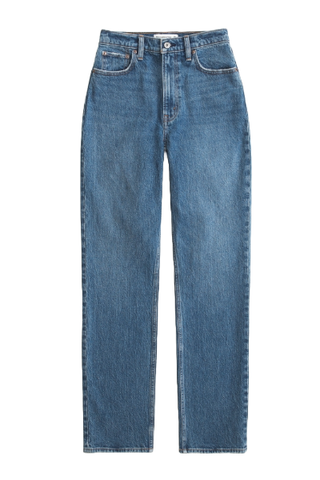 Abercrombie Curve Love Ultra High Rise 90s Straight Jeans (Were $90) 