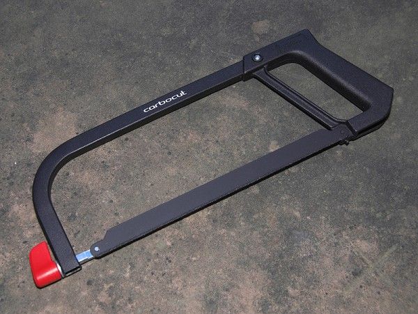 Effetto Mariposa's Carbocut isn't just an ordinary hacksaw; it's purpose-built for carbon fiber and also works well for other hard-to-cut materials.
