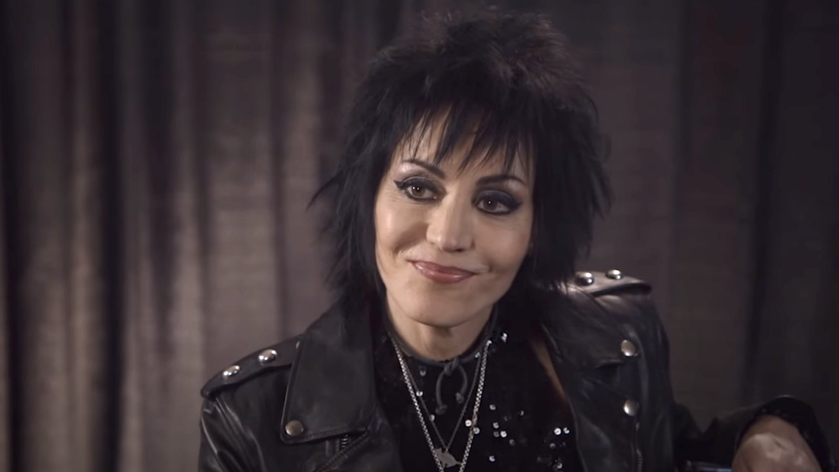 joan jett during an hbo interview