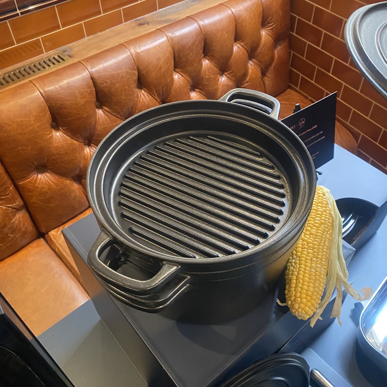 Previewing the M&amp;S x Tom Kerridge collection at a press event