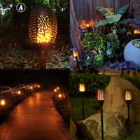 Solar Torch LED Lights with dancing flame effect | Was £26.99, now £18.19