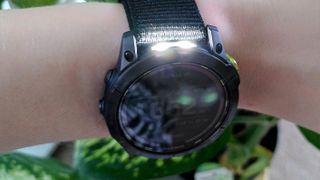 Flashlight on Garmin Enduro 2 watch