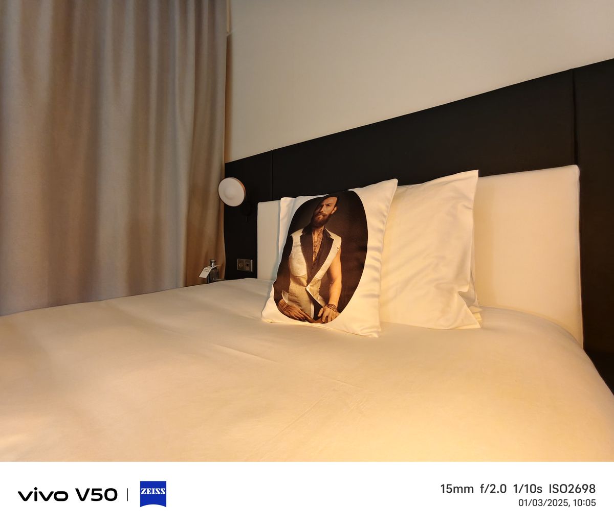 A photo taken on the Vivo V50