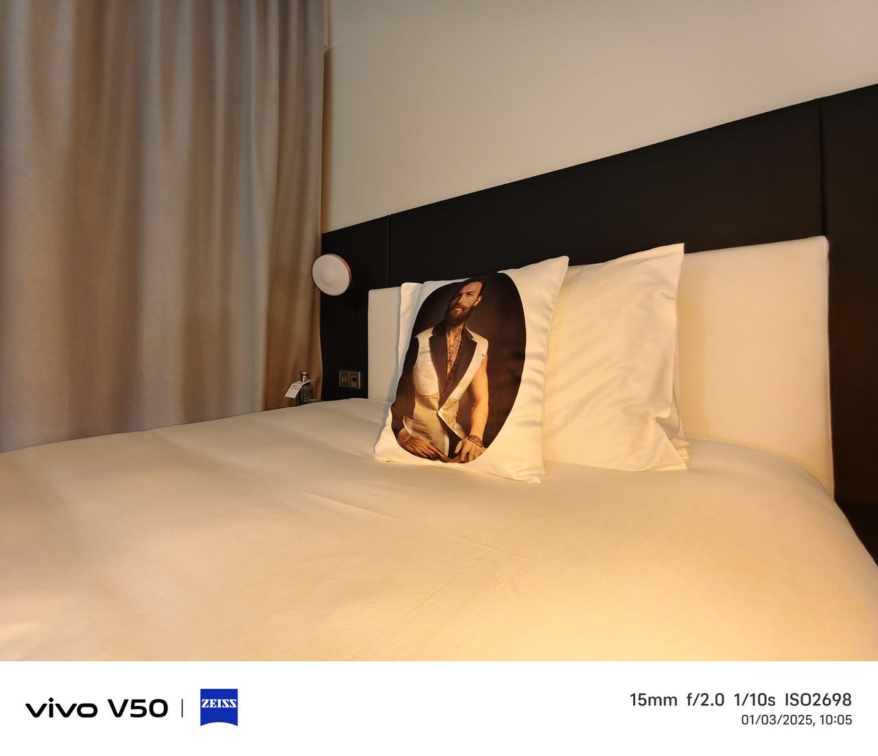 A photo taken on the Vivo V50