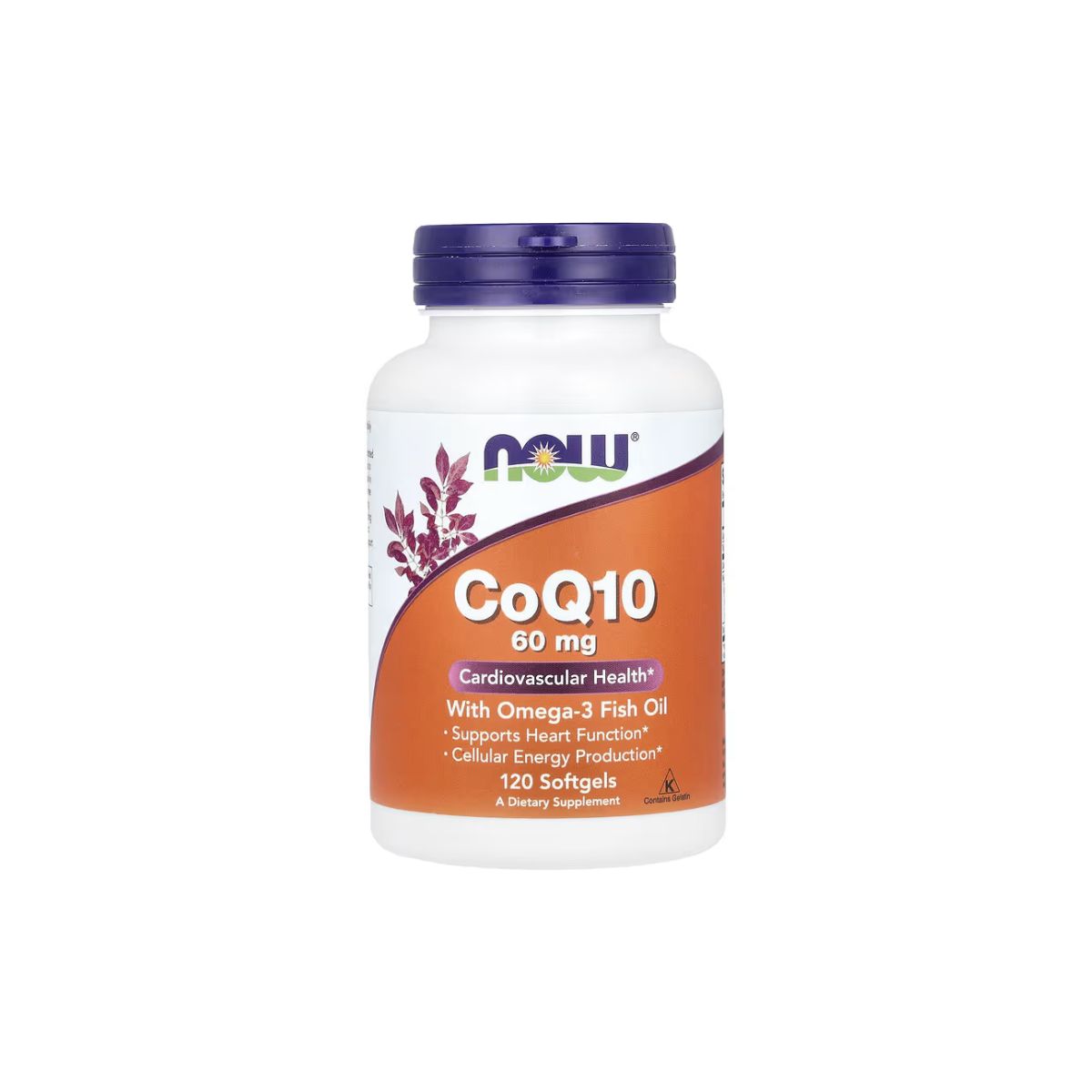 NOW Foods, CoQ10 with Omega-3 Fish Oil, 120 Capsules