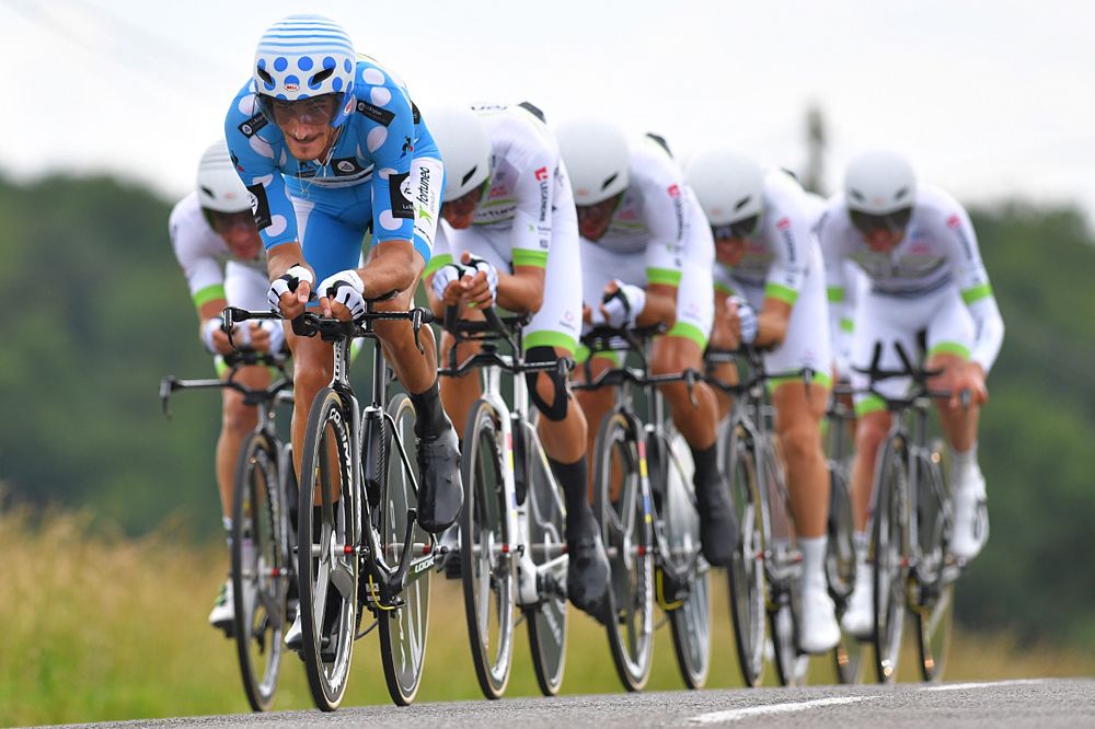 Fortuneo Samsic at Criterium du Dauphine stage 3 team time trial